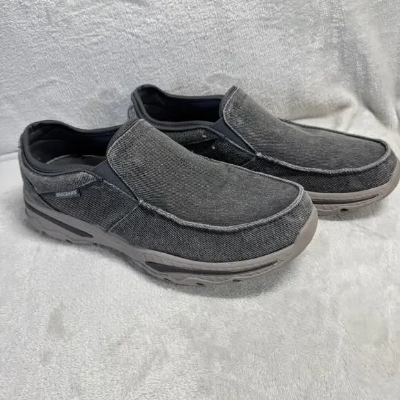 Skechers | Shoes | Skechers Mens Shoes Loafer 95 Charcoal  display picture 3